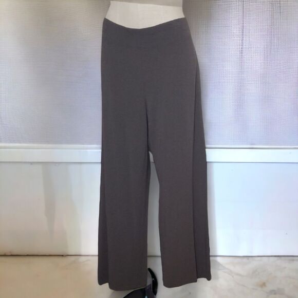 Eileen Fisher Med Cozy Viscose Stretch Cropped Pants NWT - Picture 2 of 7